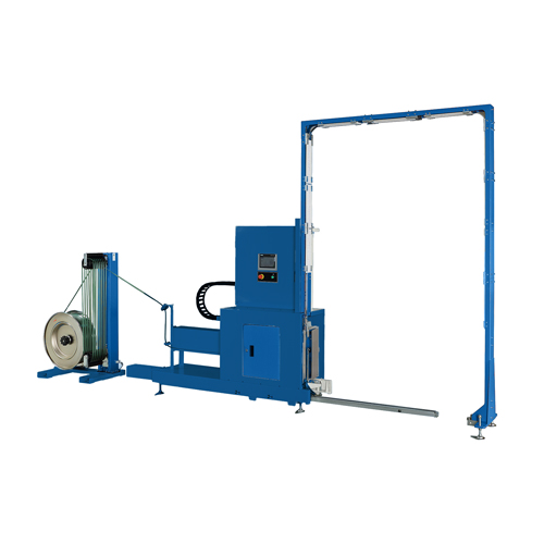 TP733VLM Fully-Automatic Vertical Pallet Strapping Machine